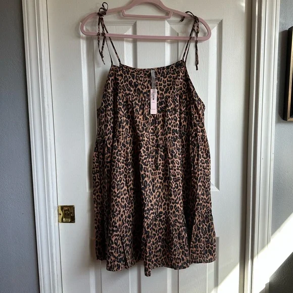 NWT Victoria's Secret Leopard Print Mini Dress - Picture 5 of 7